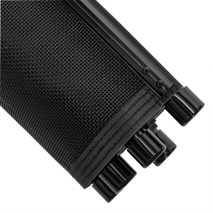 48 FT Removable Pool Fence Kit with 4 Panels, 4 ft Height Child & Pet Safety Barrier Teslin PVC Mesh PF0448