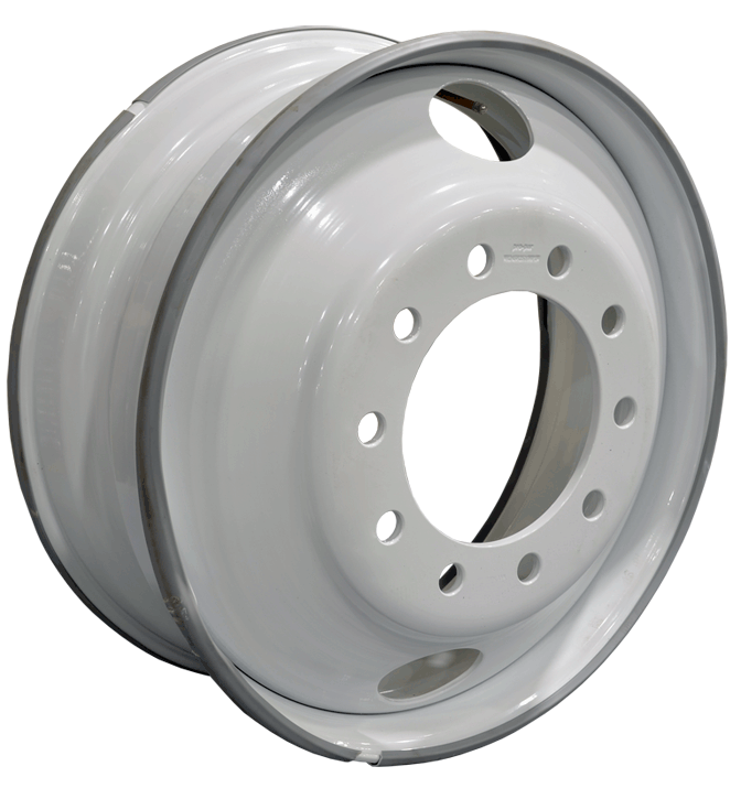 24.5 x 8.25 & 22.5 x 8.25 Steel Truck Rim 10 Bolt Hole | Demountable Wheels | Heavy-Duty Commercial Truck