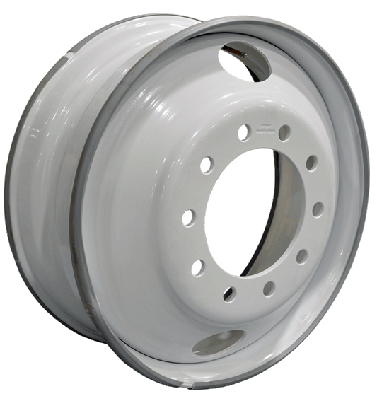 24.5 x 8.25 & 22.5 x 8.25 Steel Truck Rim 10 Bolt Hole | Demountable Wheels | Heavy-Duty Commercial Truck