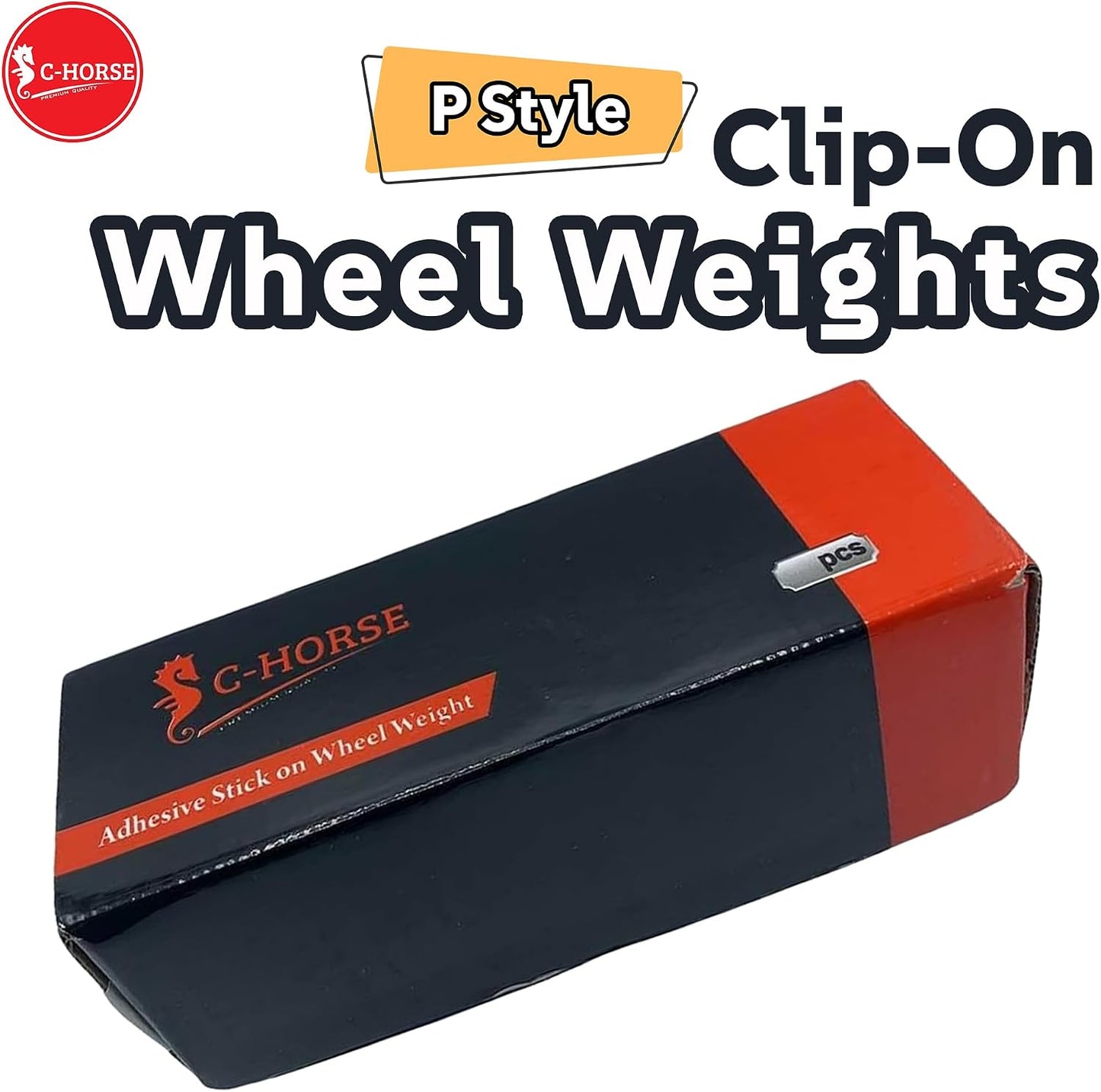 100pc Wheel Weights Set 0.25–1oz Clip-On Assorted Styles