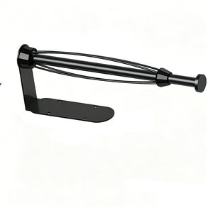 Black Wall Mount Paper Towel Holder Single-Hand Operable Kitchen Dispenser 13" PT5361