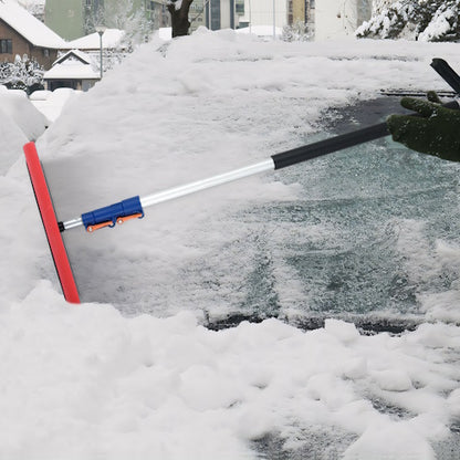 18FT Telescopic Roof Snow Scraper EVA Head Extension Pole 5.5M ROOF18