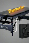 ThermaTop heated massage table with memory foam
Galaxy portable massage bed with adjustable height and carry case
Foldable massage bed with warming pad for therapy
Professional massage table setup with ThermaTop heater
Massage table foldable design for mobile therapists