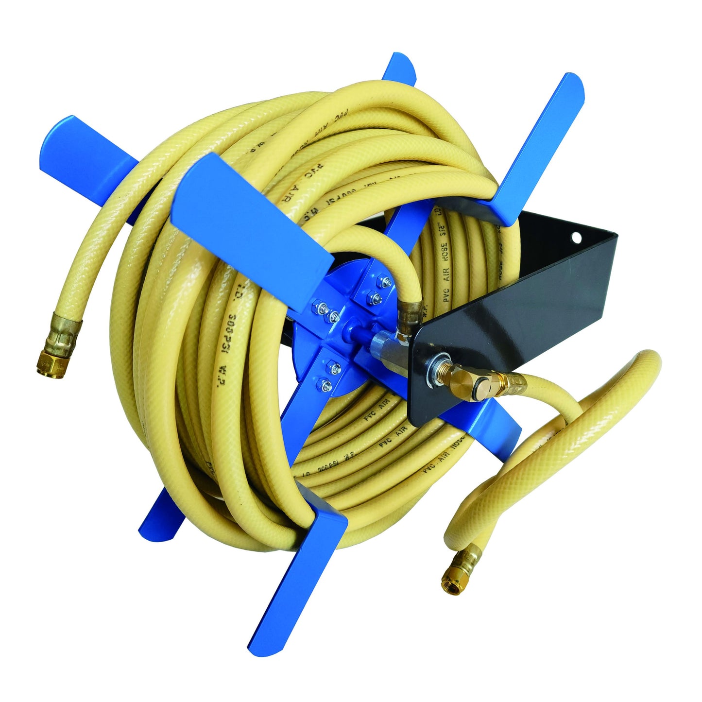 50 FT Heavy-Duty Air Hose Reel 3/8" | Steel Mount & Brass Valve | S1162
