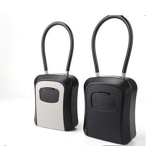 Portable Key Safe Lock Box Aluminium Alloy Hanging Lock Case 4.5″×3.7″×1.6″ M8962
