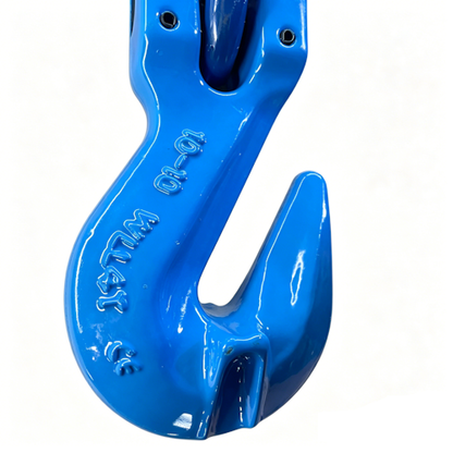 4 Ton Snatch Block with Shackle, 4.5" Pulley, 3/8" G100 Chain Anchor &amp; Hook for Towing, Recovery and Rigging SA4T45