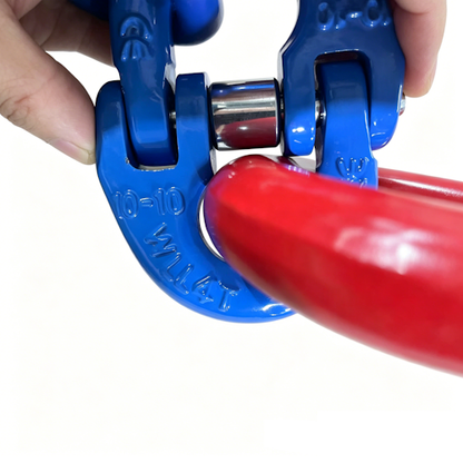 4 Ton Snatch Block with Shackle, 4.5" Pulley, 3/8" G100 Chain Anchor &amp; Hook for Towing, Recovery and Rigging SA4T45
