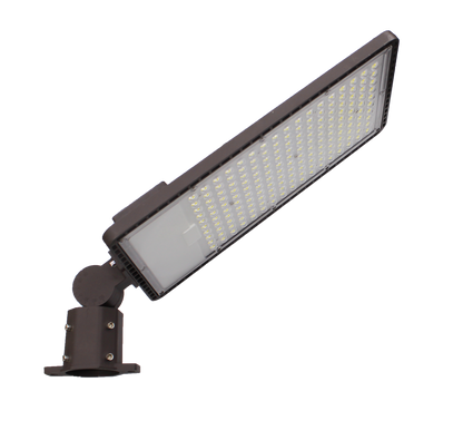 300W / 240W / 180W Selectable LED Street  YardLight with Photocell Sensor, Adjustable Arm & 3CCT 5000K Outdoor Area Light SLTX300