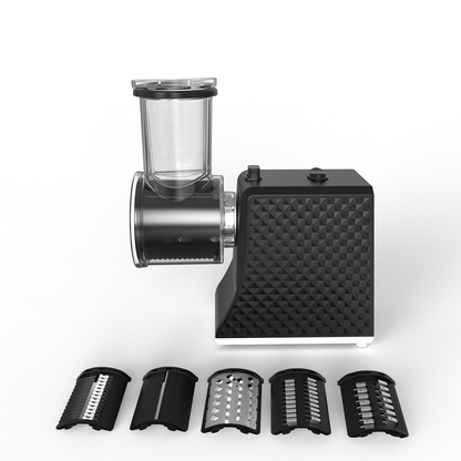 Electric Salad Maker & Cheese Grater with 5 Blades 120V Vegetable Slicer SM0878