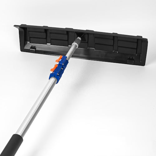 14FT Telescopic Snow Roof Scraper Nylon Head Extension Pole 4.25M SNOW14