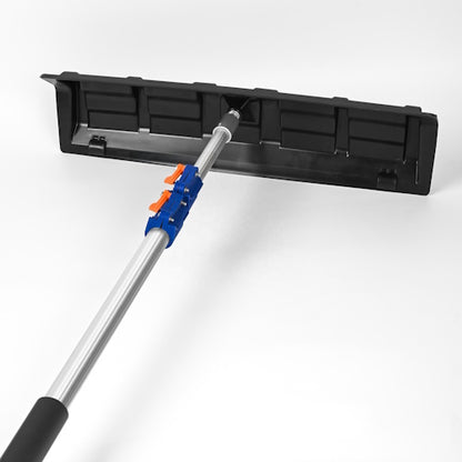 14FT Telescopic Snow Roof Scraper Nylon Head Extension Pole 4.25M SNOW14