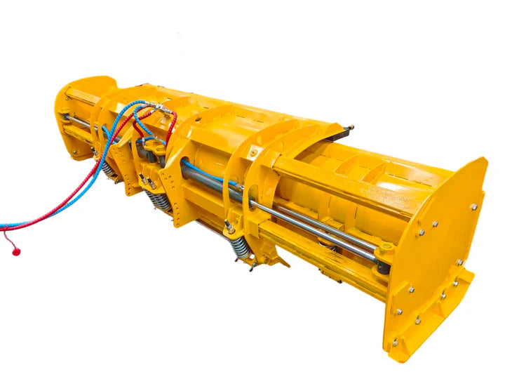 Hydraulic Expandable Skid Steer Snow Plow Pusher 92"–146" Working Width Heavy-Duty Commercial Snow Blade SP3720