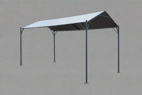 NEW 8.2 FT X 14.7 FT PVC CARPORT CANOPY SHELTER 1228204 - with | Sold by Uncle Wiener's Wholesale