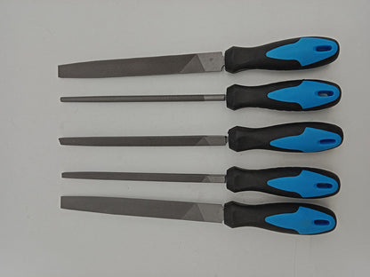 5pc Metal File Set 8" T12 Steel Hand File Kit Workshop Tools T0946
