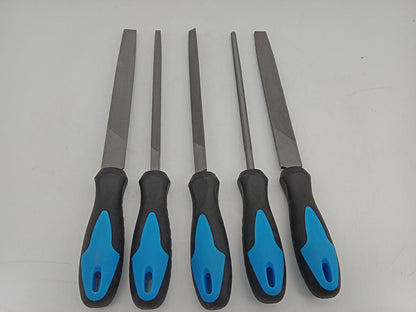 5pc Metal File Set 8" T12 Steel Hand File Kit Workshop Tools T0946