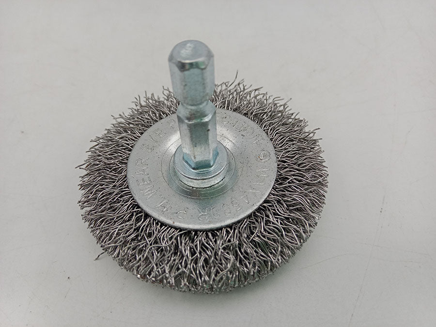 6-Piece Wire Brush Drill Attachment Set 1/4" Hex Shank T0981