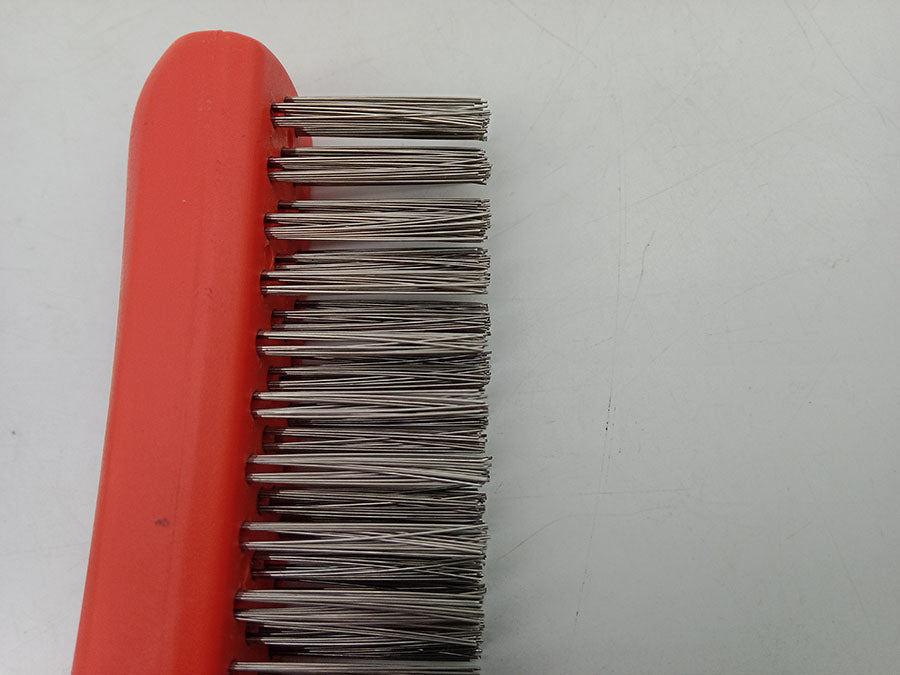 2-Piece Stainless Steel & Carbon Steel Wire Brush Set T0984