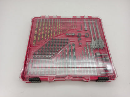 100-Piece Drill Bit, Screwdriver Bit, Nut Driver, Hole Saw &amp; Tool Accessory Set DB100
