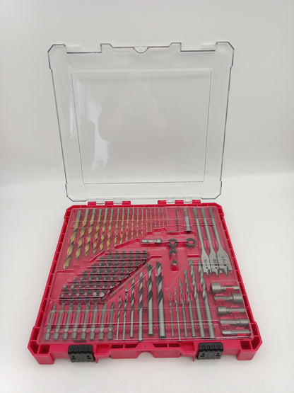 100-Piece Drill Bit, Screwdriver Bit, Nut Driver, Hole Saw &amp; Tool Accessory Set DB100