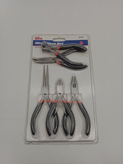 5-Piece Mini Pliers Set 4"–6" Precision Tool Kit Carbon Steel T0999