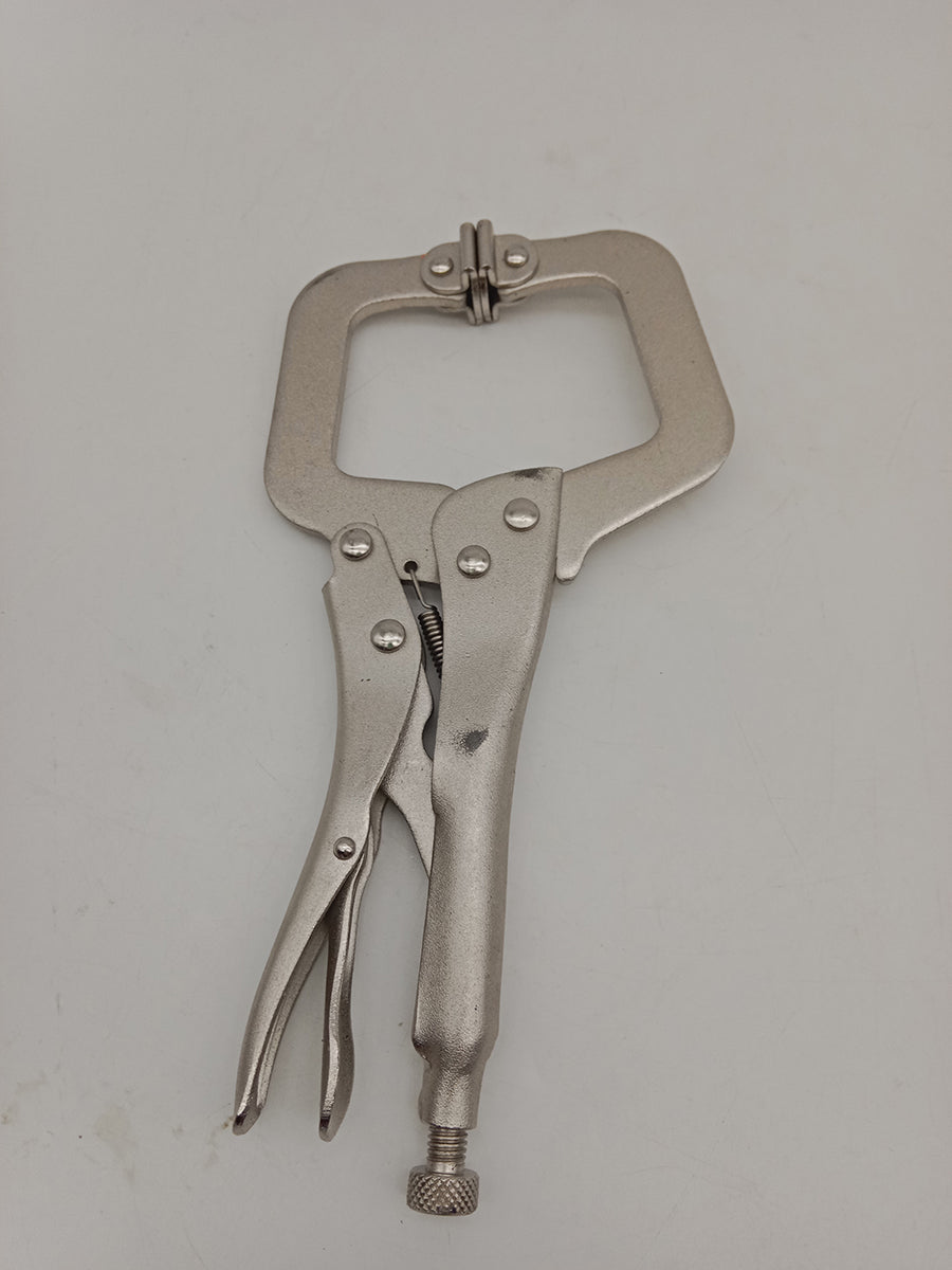 5-Piece Locking Pliers Set C-Clamp &amp; Long Nose Heavy Duty T1003