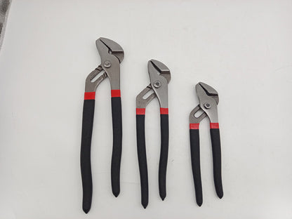 3-Piece Groove Joint Pliers Set 8" 10" 12" Adjustable Pliers T1006