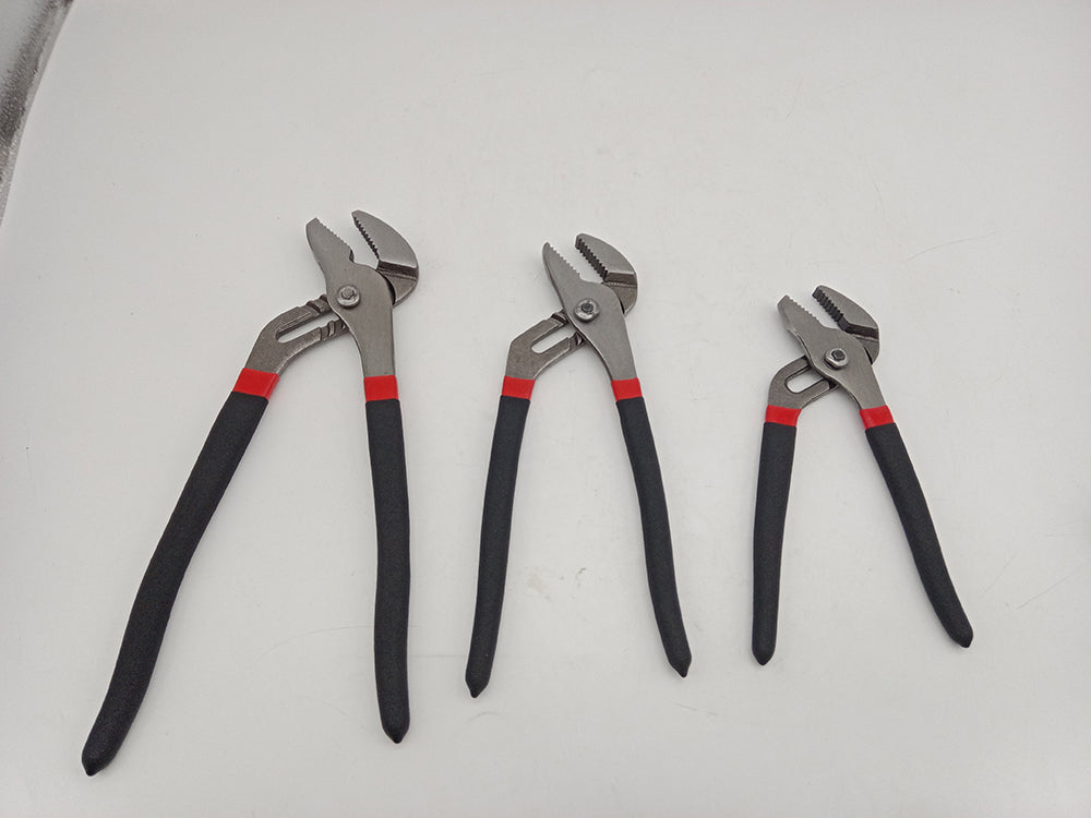 3-Piece Groove Joint Pliers Set 8" 10" 12" Adjustable Pliers T1006