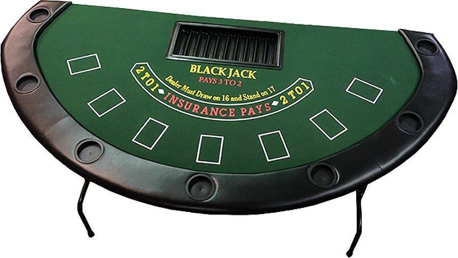 6 FT Blackjack Table Folding Games Table TBJH