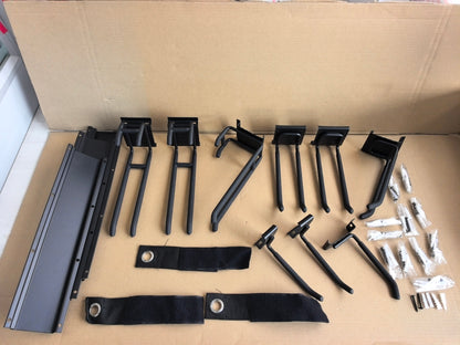 48″ Garden Tool Organizer Wall Rack 15-Piece Heavy-Duty 675 lb Capacity TO15675