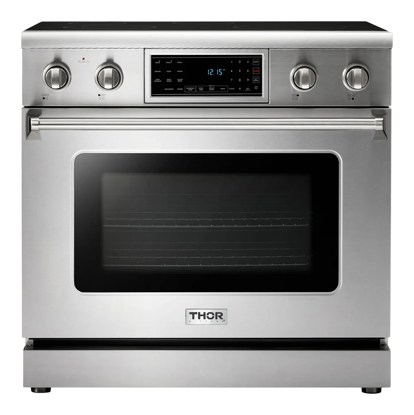 Thor Electric Range Stainless Steel Kitchen Stove with Oven, Premium Home & Commercial Cooking Appliance