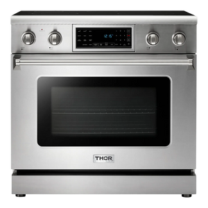 Thor Electric Range Stainless Steel Kitchen Stove with Oven, Premium Home & Commercial Cooking Appliance