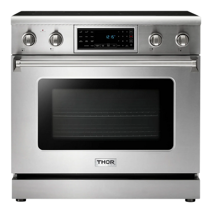 Thor Electric Range Stainless Steel Kitchen Stove with Oven, Premium Home & Commercial Cooking Appliance
