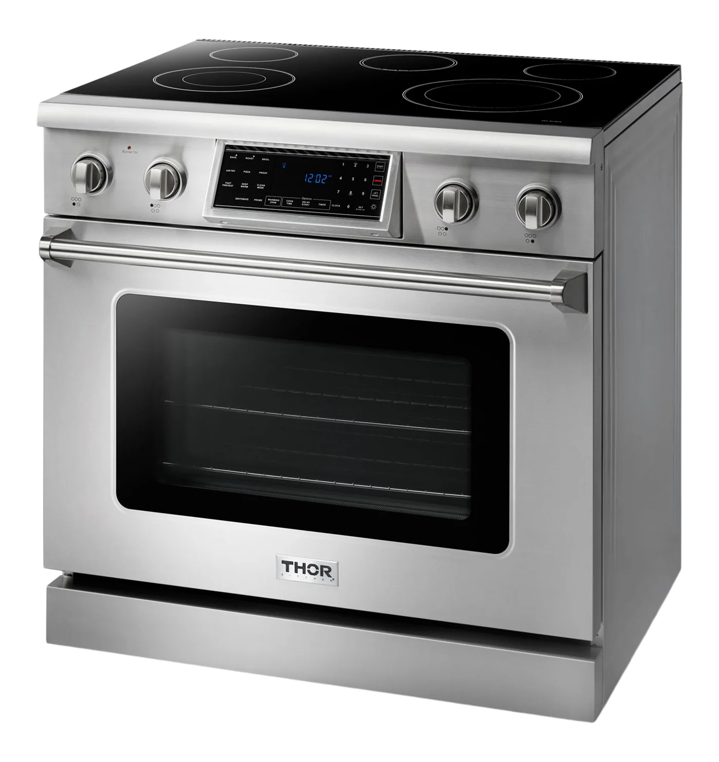 Thor Electric Range Stainless Steel Kitchen Stove with Oven, Premium Home & Commercial Cooking Appliance