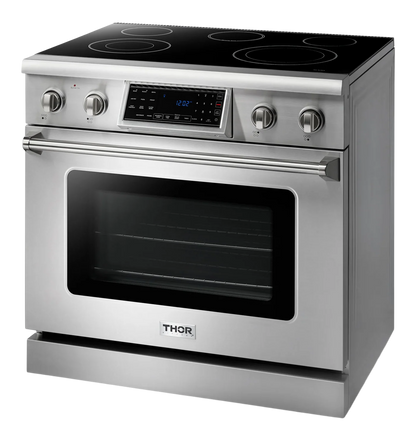 Thor Electric Range Stainless Steel Kitchen Stove with Oven, Premium Home & Commercial Cooking Appliance