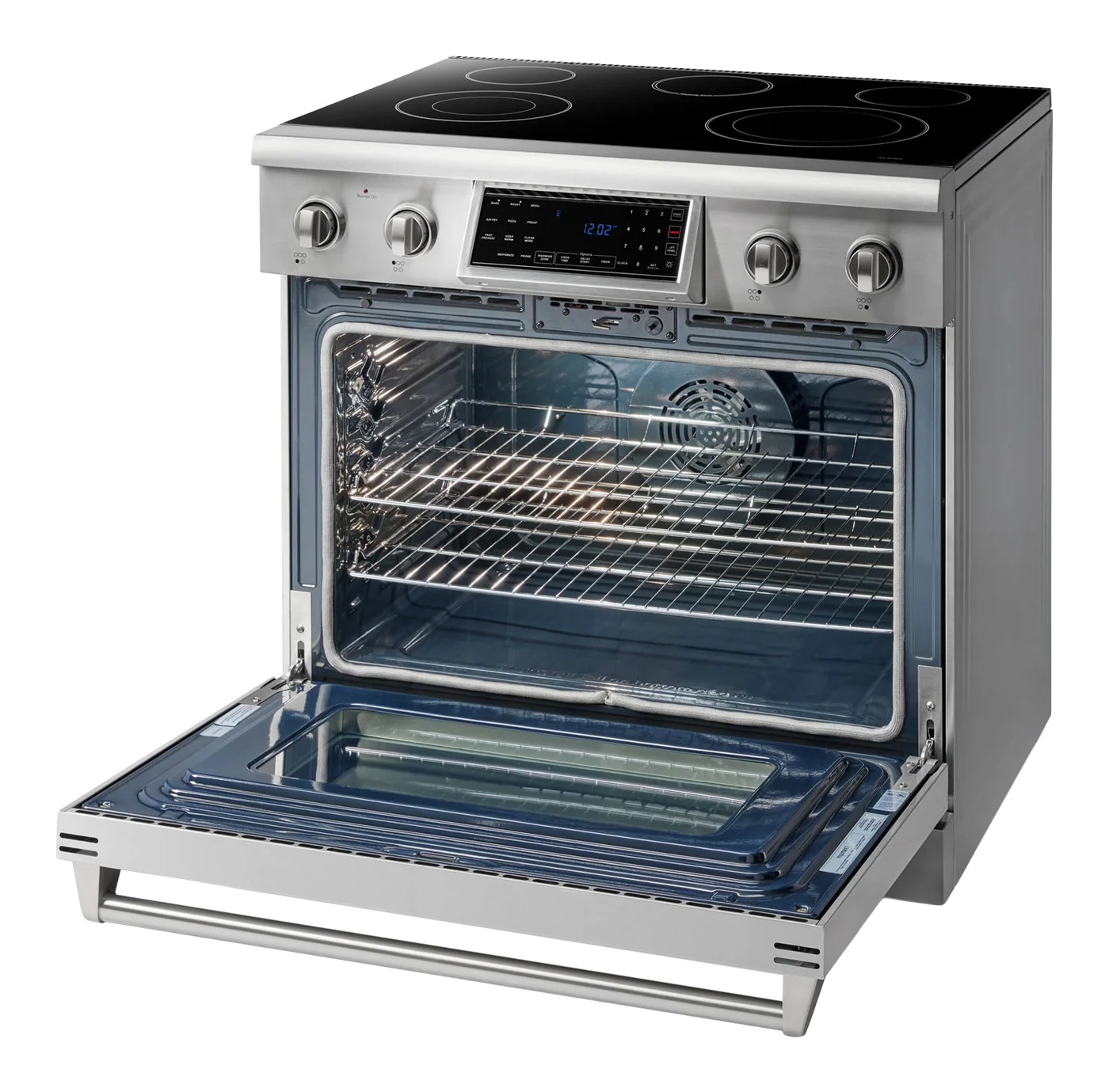 Thor Electric Range Stainless Steel Kitchen Stove with Oven, Premium Home & Commercial Cooking Appliance