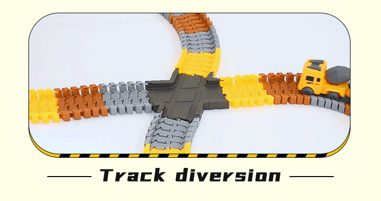 Engineer Track Set with Storage Case – 189 Pcs Construction Play Set 1912124