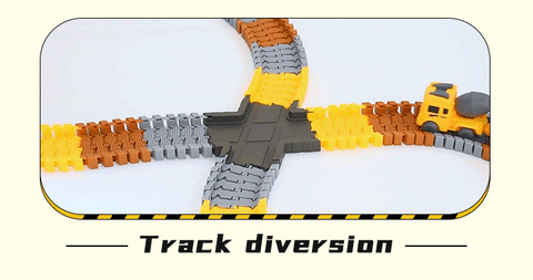 Engineer Track Set with Storage Case – 189 Pcs Construction Play Set 1912124