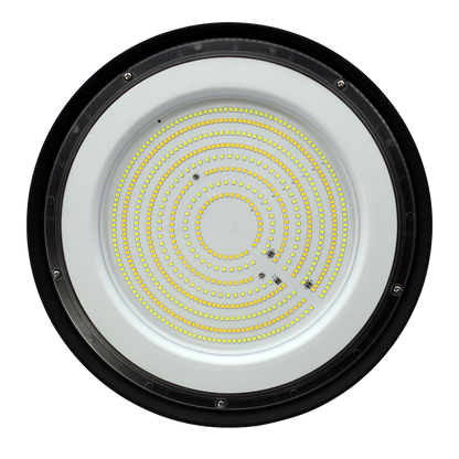 Selectable Wattage 100W 240W UFO LED High Bay Light 3CCT Adjustable 4000K 5000K 6500K Commercial Warehouse Lighting