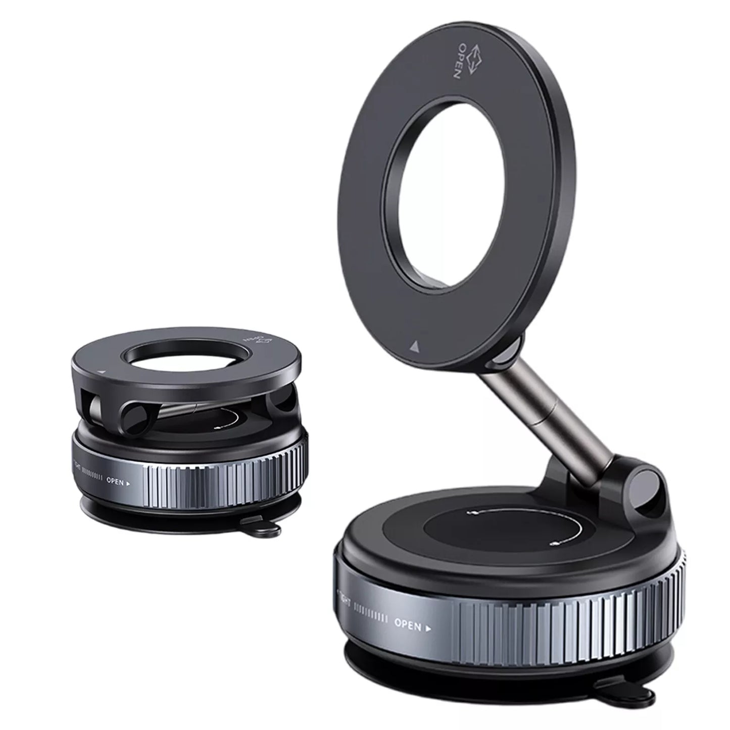 360° Vacuum Magnetic Phone Holder with Rotary Lock Suction Cup LGUH021