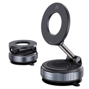 360° Vacuum Magnetic Phone Holder with Rotary Lock Suction Cup LGUH021