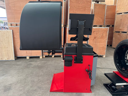Wheel Balancer with Laser Positioning, 10"–24" Rim Capacity, Digital Display & 65 kg Wheel Capacity WB93