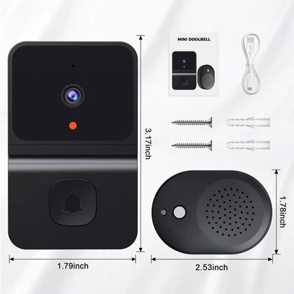 Smart Wi-Fi Video Doorbell with Camera & Indoor Chime LGWD010