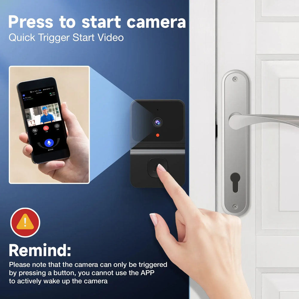Smart Wi-Fi Video Doorbell with Camera & Indoor Chime LGWD010