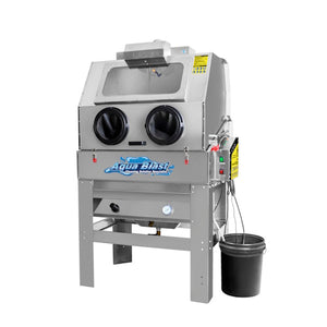 400L Stainless Steel Wet Blast Cabinet with 110V Pump, LED Light, 70 kg Grid Capacity &amp; 4/5/6/7 mm Blasting Nozzles WSBC400