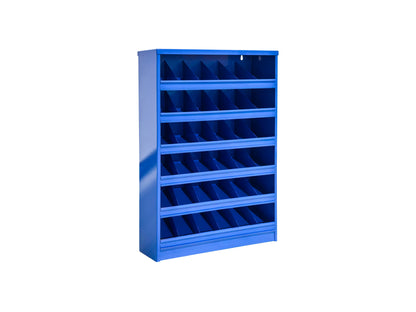 Wall Mounted Small Parts Storage Cabinet Steel Drawer Organizer 36 or 48 Compartment WT1038