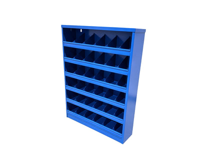 Wall Mounted Small Parts Storage Cabinet Steel Drawer Organizer 36 or 48 Compartment WT1038