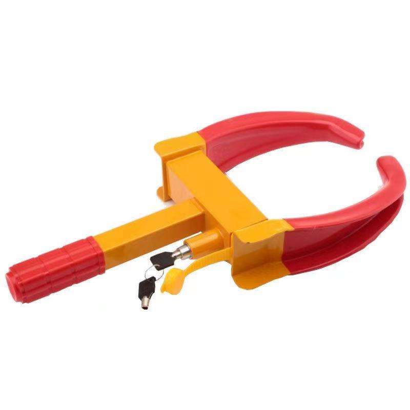 Heavy Duty Steel Wheel Clamp Lock Anti-Theft Tire Boot with Keys YH9135