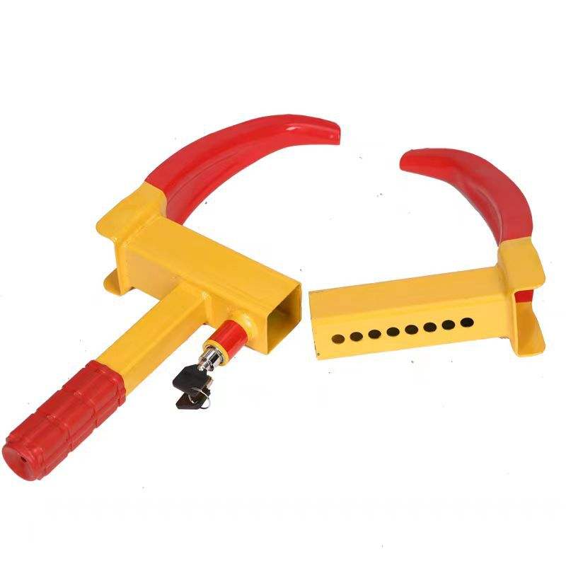 Heavy Duty Steel Wheel Clamp Lock Anti-Theft Tire Boot with Keys YH9135