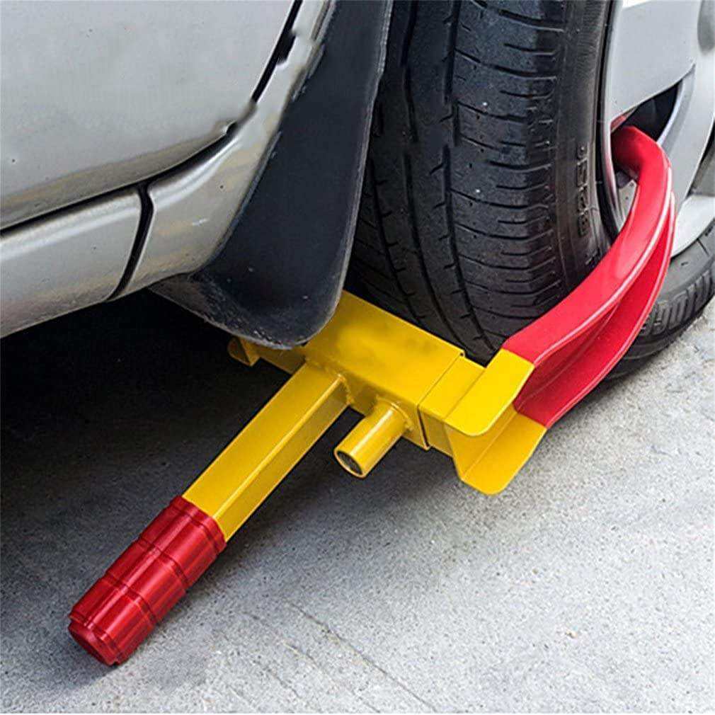 Heavy Duty Steel Wheel Clamp Lock Anti-Theft Tire Boot with Keys YH9135