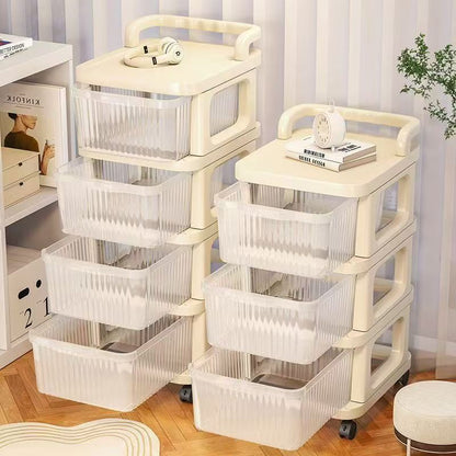 Drawer Storage Rack Organizer 3-Tier & 5-Tier Slim Storage Shelf YYDRWR